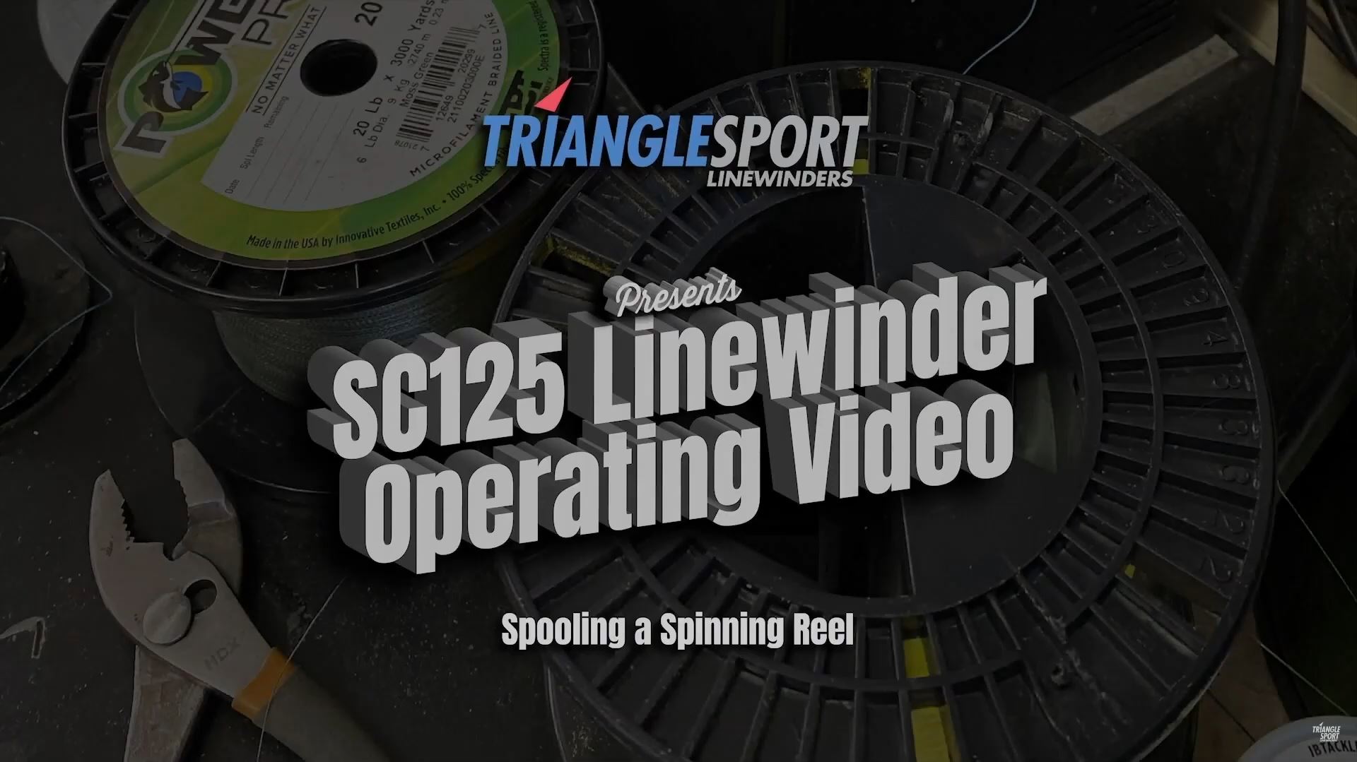 Spooling a Spinning Reel